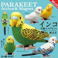 「インコ 可動＆マグネット」