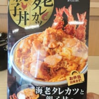 「海老タレカツと親子丼の合い盛り丼」のメニュー