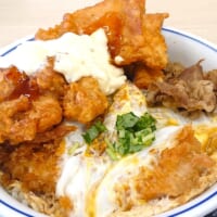 かつやがボリューム満点「牛・豚・鶏のトリプルカツ丼」発売！ヘビー級対決に意識がぶっ飛んだ