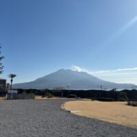 仙厳園から見た桜島