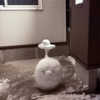 コロコロポックルの雪だるま