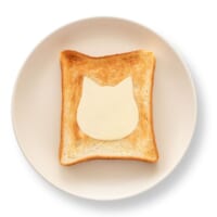 ねこの形にカットされたスライスバター「THE TOAST EXPERIENCE CAT BUTTER」