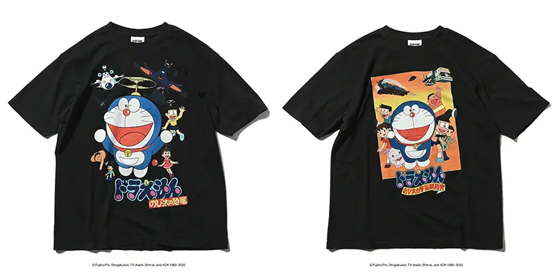 ドラえもん映画43作品のポスターがTシャツに！「映画ドラえもん