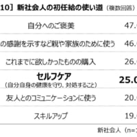 新社会人の初任給の使い道