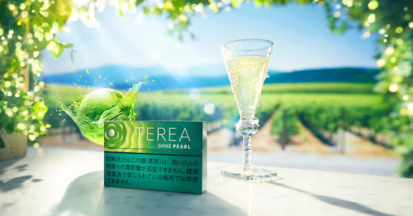 IQOSスティック新銘柄「テリア シャイン パール」発売　マスカット香るメンソール×カプセル搭載