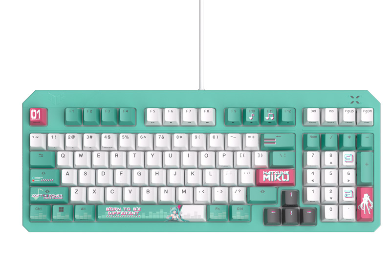 キーボード「TUF Gaming K3 Gen II Hatsune Miku Edition」