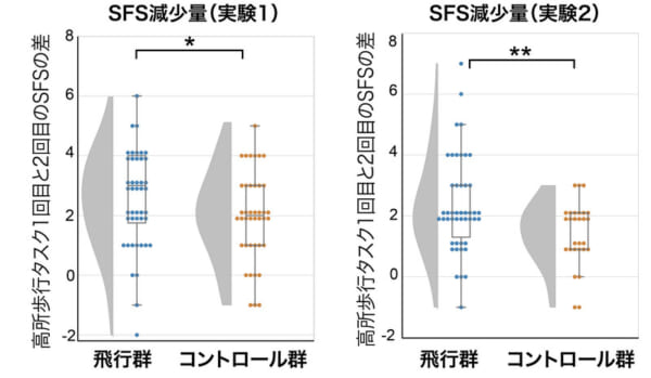 主観的恐怖スコア（SFS）（画像提供：国立研究開発法人情報通信研究機構）