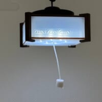 最初に白色灯が光り、周囲を明るく照らしてくれます