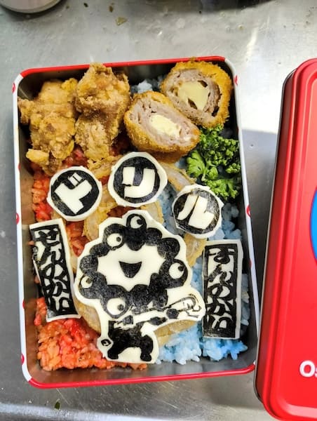 万博遠足に行く息子からのリクエスト！父が作った本気の「ミャクミャク弁当」