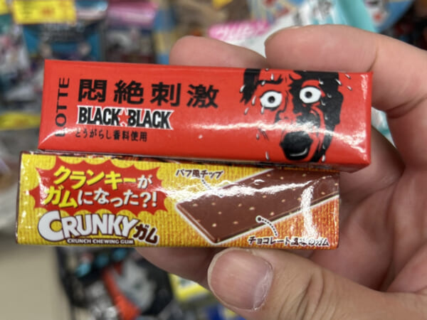 【ワゴンセールの誘惑】謎ガム2種を買ってみたら、チョコ味と悶絶級ミントが襲いかかる