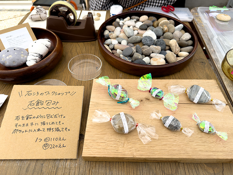 下北沢「BONUS TRACK」で開催された石好きのマルシェ「石のことば」