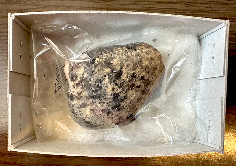 化粧箱に入った1点モノの「石菓子」