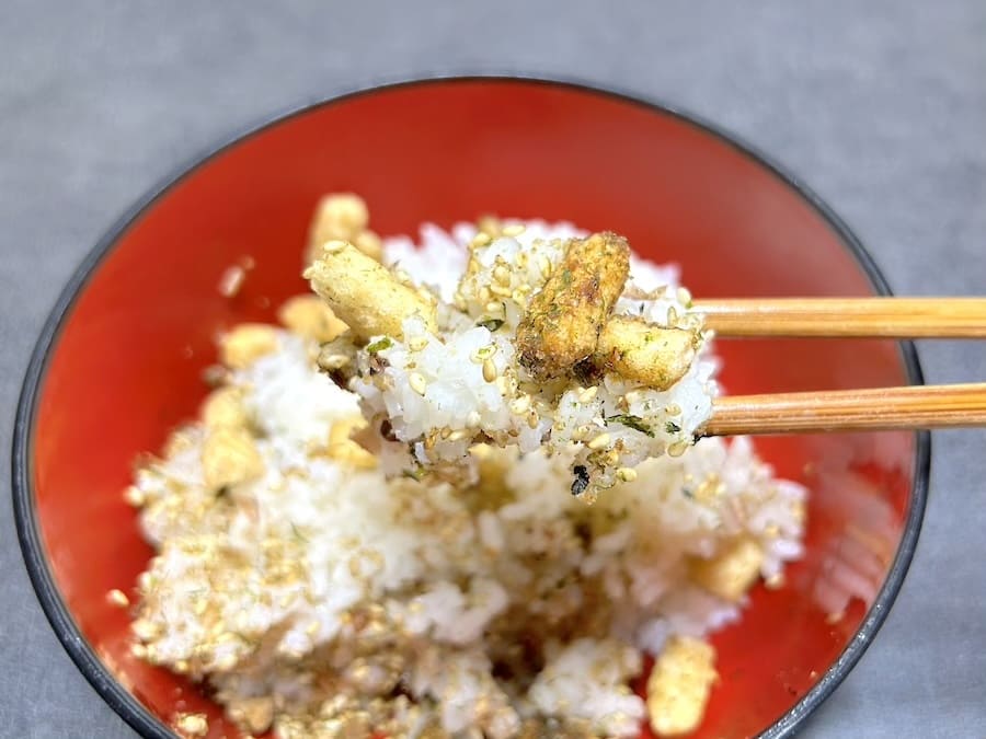 醤油と白ごまの香りが強め