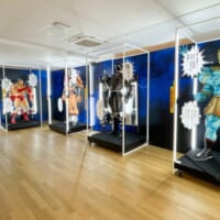 原作「キン肉マン」に登場する超人たちが等身大サイズで鎮座