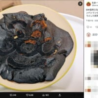 見事な黒焦げ