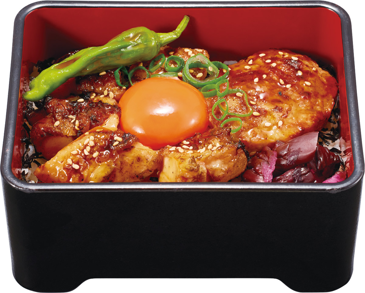 なか卯、「とろたま炭火焼き鶏重」発売　備長炭香る鶏もも×つくねの豪華重