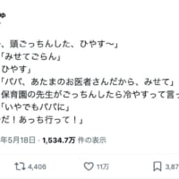 頭をぶつけた娘、脳外科医のパパに「あっち行って！」と拒否のワケ