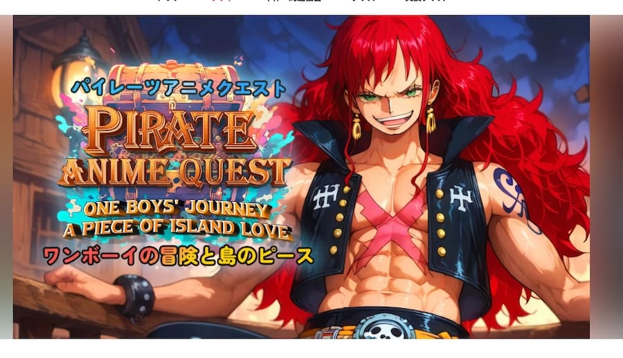 「パイレーツアニメクエスト：ワンボーイの冒険と島のピース」