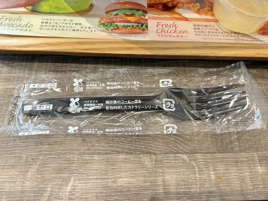 フォークつき