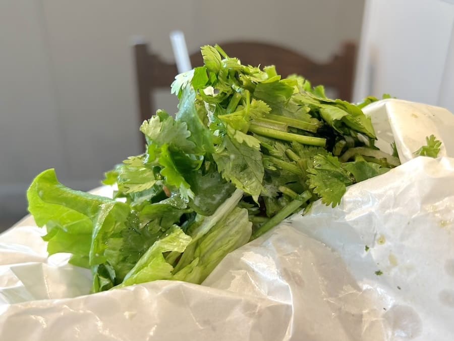青臭さの奥に旨味を感じる