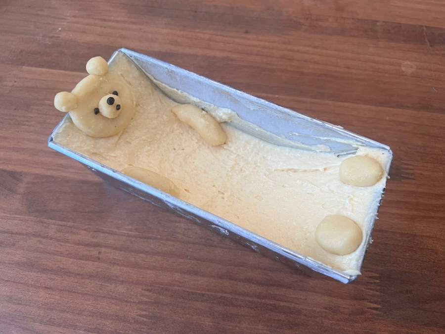 焼く前のパウンドケーキ