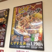 「ピザすた丼」ポスター
