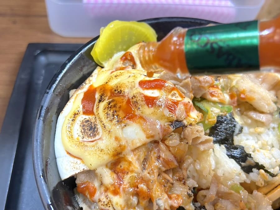タバスコで味変