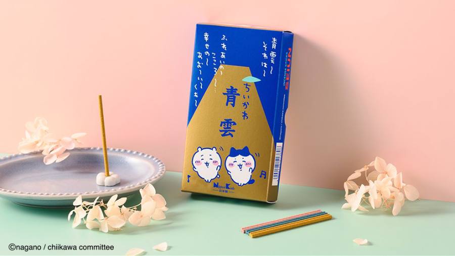 「ちいかわ」とお線香の「青雲」が本当にコラボ　5月21日より発売開始