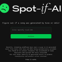 配信サービス上の「AI生成楽曲」を見分けるツール「Spot-if-AI」　95%の高精度で判定