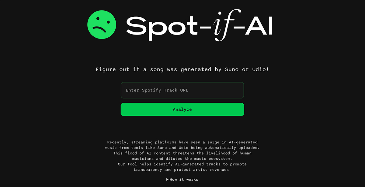 配信サービス上の“AI生成楽曲”を見分けるツール「Spot-if-AI」　95%の精度で判定