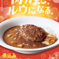 すき家、新商品「煮込みハンバーグカレー」を5月8日発売
