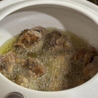 衣がカラッと揚がったら完成