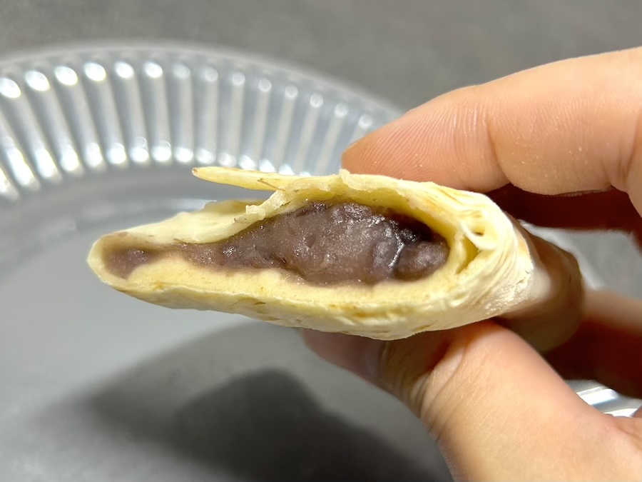 あんこフィリングもトルティーヤもどちらも主役
