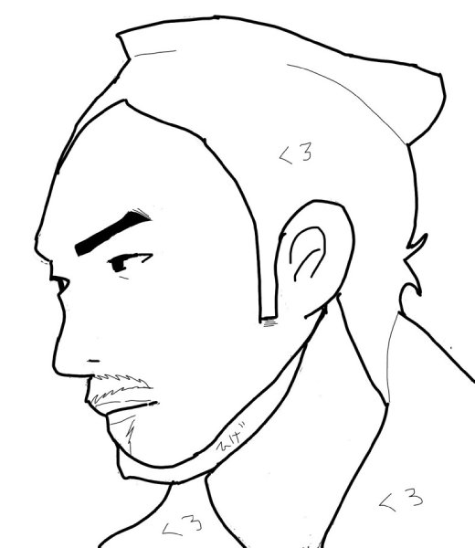描き起こした下絵