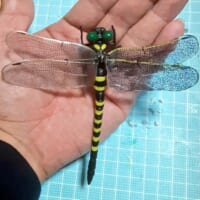 オニヤンマはすっかり元通りの姿に