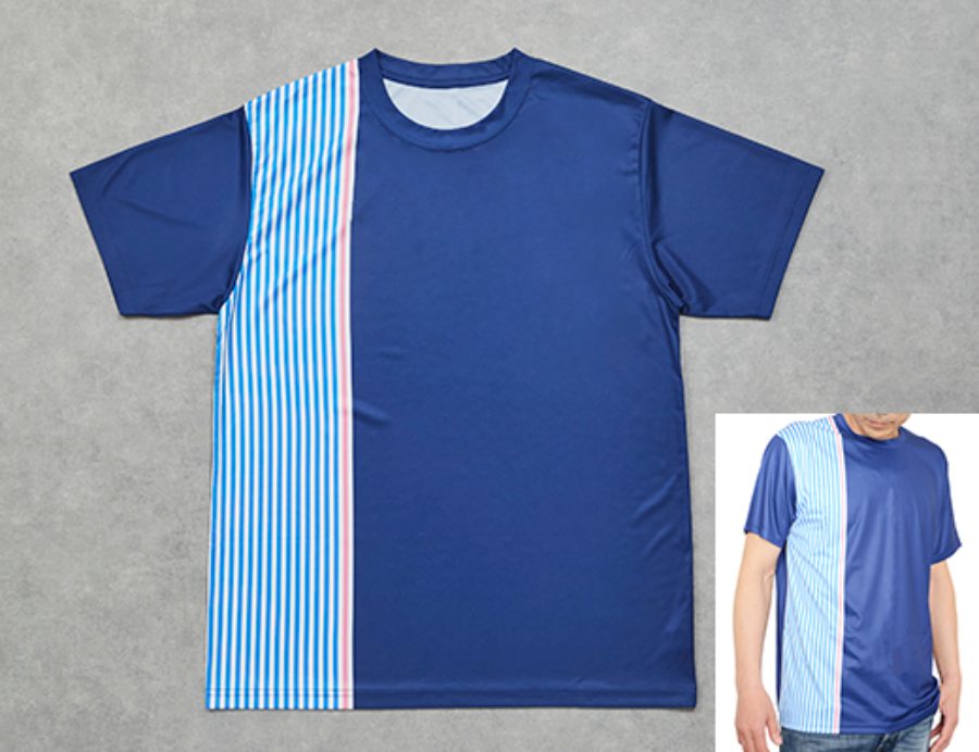ローソンオリジナルＴシャツ　ストライプ