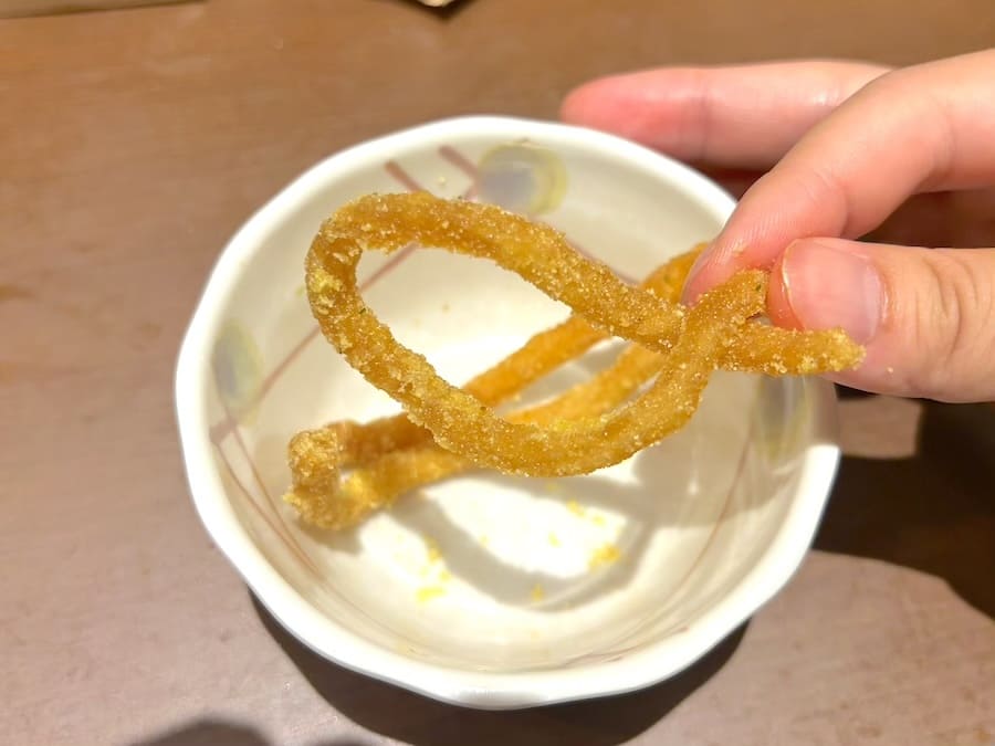 くるっと曲がったもの