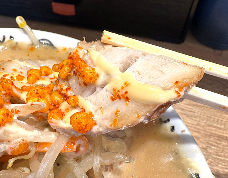 ぷりぷり食感がうれしいチャーシュー