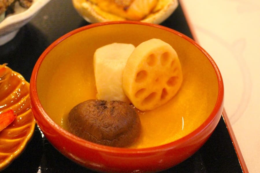 「里芋煮・れんこん煮・椎茸煮」
