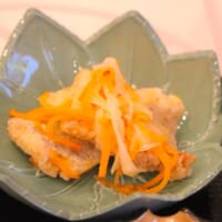 「かがみ鯛のエスカベッシュ」