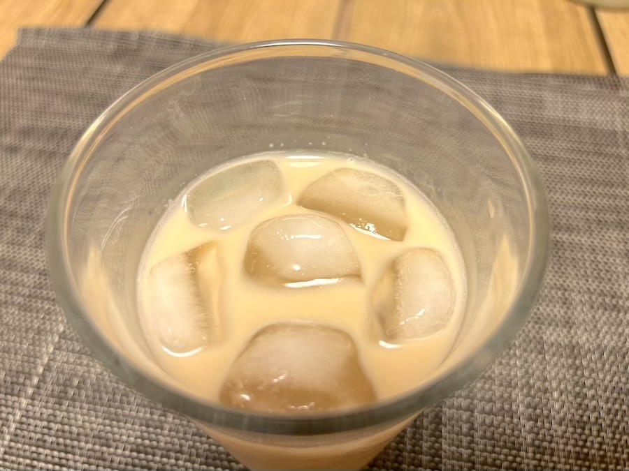 甘さ控えめでさっぱりした口当たり