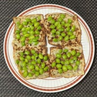 スライスチーズ枝豆の完成