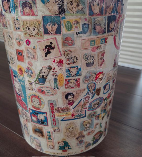 旧宅からそのまま引っ越してきたゴミ箱