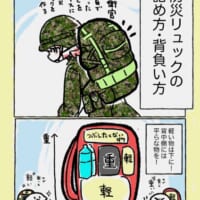 防災リュックの詰め方・背負い方