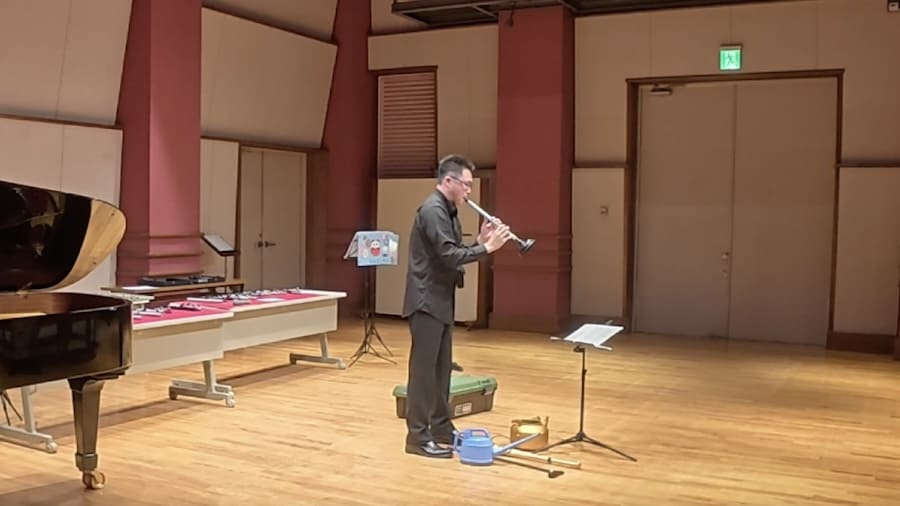 ホールでの演奏