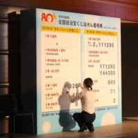 決定した当せん番号