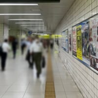 大阪天満宮駅西口改札付近の通路