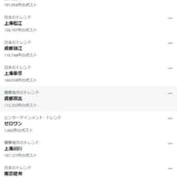 10時頃のトレンド一覧