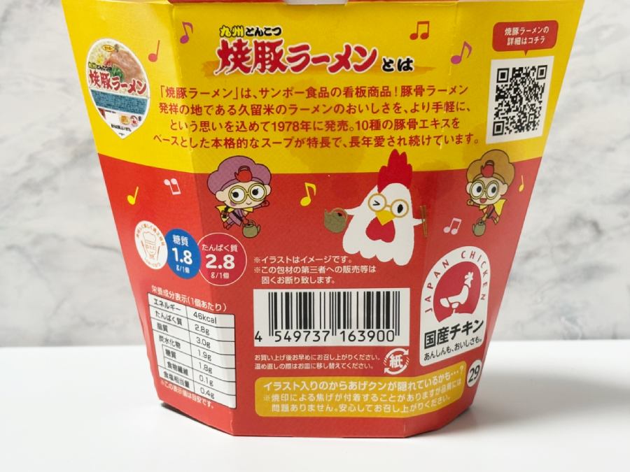 パッケージ裏面