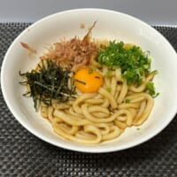 完成した混ぜそば